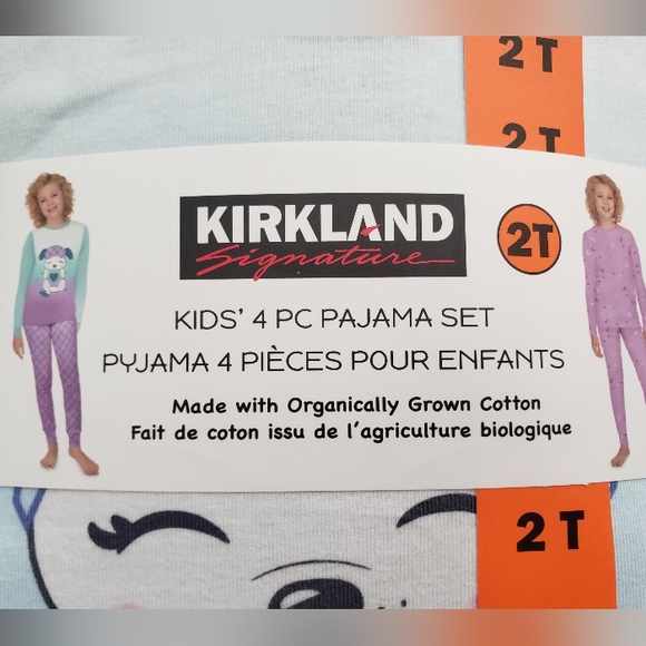Kids' 4 PC Pajama Set - Picture 4 of 4